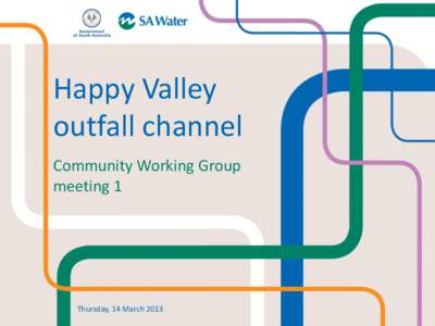 Happy Valley outfall channel working group meeting