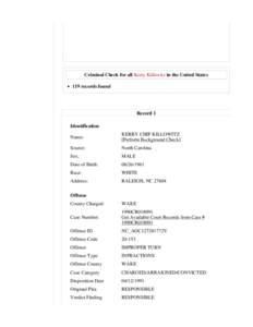 Intelius.com - People Search: Find Anyone Instantly!  Page 2 of 93 Criminal Check for all Kerry Killowitz in the United States z