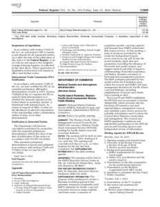 Federal Register / Vol. 79, No[removed]Friday, June 13, [removed]Notices[removed]Weightedaverage dumping margin