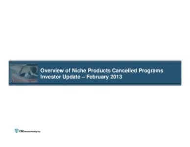 Microsoft PowerPoint - Overview of NP Cancelled Programs Q4 2012 FINAL