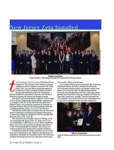 PHOTOS: COURTESY OF WAYNE HOLLENDONNER  New Jersey Zeta Installed t