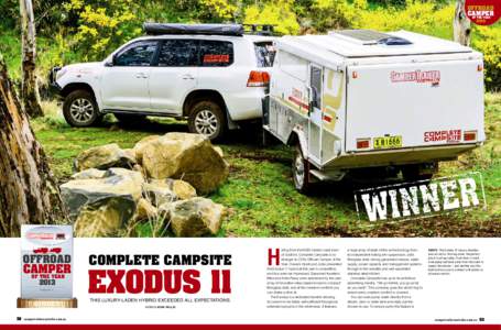 OFFROAD  CAMPER OF THE YEAR 2013