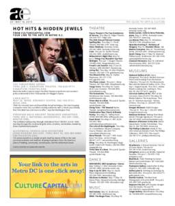 washingtonblade.com  34 • MAY 16, 2014 HOT HITS & HIDDEN JEWELS From CultureCapital.com