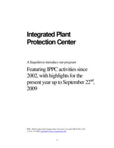 Microsoft Word - IPPC_Snapshot_Sept_22nd_2009_General.doc