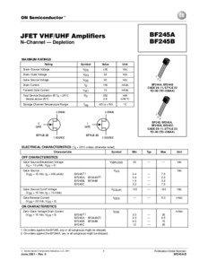 ON Semiconductort  BF245A