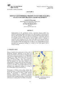 Mwangi, M.: Geothermal in Kenya and Africa Reports 2005 Number 4, 41-50