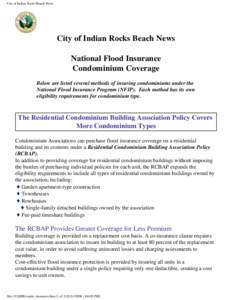 City of Indian Rocks Beach News