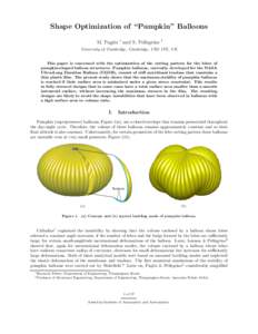 Optimization pumpkin balloons.dvi