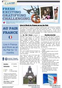 Microsoft Word - Au Pair France Information Flyer 2011