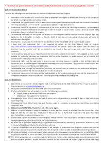 You must read and agree to QIBA Terms and Conditions and Refund Policy before you can submit your application. July 2014 QIBA PYP Terms and Conditions I agree to the following terms and conditions as a student of QIBA Pr
