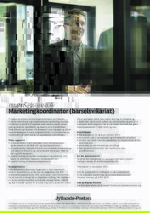 Marketingkoordinator - barselsvikariat.indd