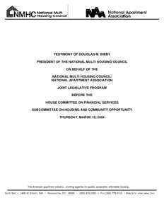 My name is Bruce Strohm, Executive Vice President and General Counsel of Equity Residential Properties Trust, a publicly held