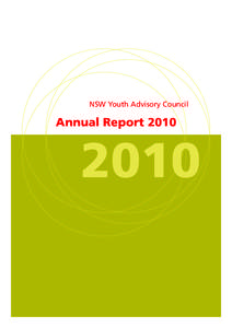 NSW Youth Advisory Council  Annual Report[removed]