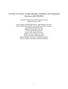 Election technology / Elections / Information society / Voter-verified paper audit trail / Help America Vote Act / Voting machine / Electoral fraud / Premier Election Solutions / Voting system / Politics / Election fraud / Electronic voting