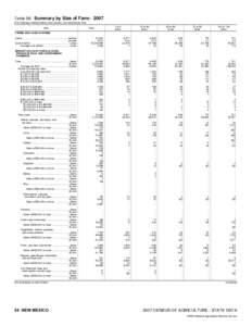 2007 Census of Agriculture New Mexico[removed]