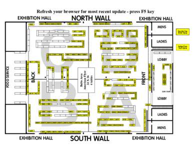 Refresh your browser for most recent update - press F5 key EXHIBITION HALL EXHIBITION HALL NORTH WALL RGH1 RGH2 RGH3