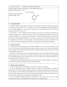 ENVIRONMENTAL RISK ASSESSMENT OF CHEMICALS 6th