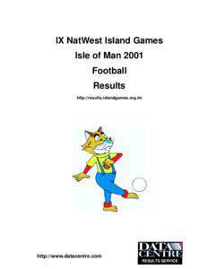 IX NatWest Island Games Isle of Man 2001 Football