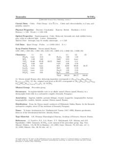 Tausonite  SrTiO3