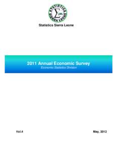 Sierra Leone / Gross domestic product / United Nations System of National Accounts / Economic Survey of India / Outline of Sierra Leone / National accounts / Official statistics / Statistics
