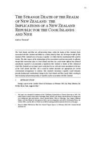 Government of New Zealand / Politics / Island countries / Realm of New Zealand / Dominion of New Zealand / New Zealand / Niue / Tokelau / Cook Islands / Politics of New Zealand / Constitution of New Zealand / Polynesia