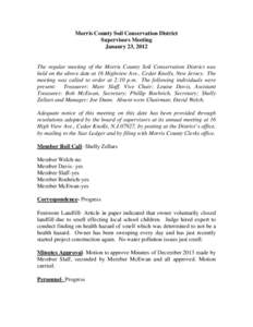 Microsoft Word - January23 2013 supervisor meeting.doc