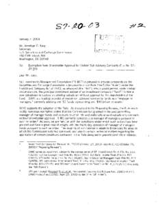 January 7, 2004 Mr. Jonathan G. Katz Secretary U.S. Securities and Exchange Commission[removed]Fifth Street, NW Washington, DC[removed]