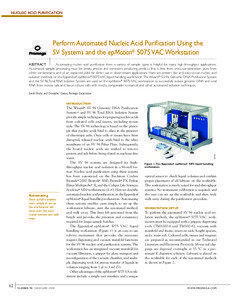 Promega Notes 98: Perform Automated Nucleic Acid Purification Using the SV Systems and the epMotion® 5075 VAC Workstation