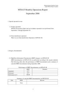 Meteorology / Technology / Multi-Functional Transport Satellite / Long-range identification and tracking / 1R / Anahata / Spaceflight / Japanese space program / Weather satellites