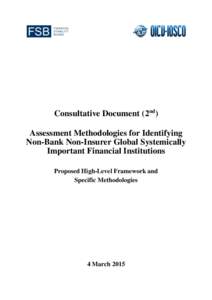 CR02/2015 Assessment Methodologies for Identifying Non-Bank Non-Insurer Global Systemically Important Financial Institutions - Proposed High-Level Framework and Specific Methodologies