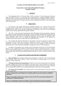 Economy of Uganda / Ministry of Finance /  Planning and Economic Development / Bank of Uganda / Ministry of Foreign Affairs / Uganda / Government of Uganda / Kampala