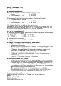 Anlage zum Infoblatt (QE4) Stand: März 2016 Was verdient man bei uns? Während des Vorbereitungsdienstes (Beispielrechnungen) • Ledige ca €