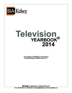 Television ® YEARBOOKAlso available on CD ROM and via the Internet