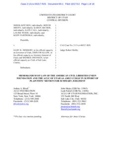 Intermediate scrutiny / United States Constitution / Cook v. Gates / Laurence Tribe / Lawrence v. Texas / Suspect classification / Case law / Citation signal / Civil rights and liberties / Law / Supreme Court of the United States