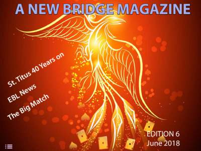 A NEW BRIDGE MAGAZINE  a e 0Y