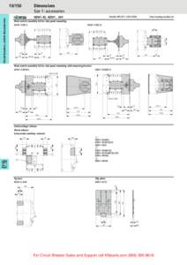 Dimensions Size 1: accessories NZM1-XS, NZM1…HIV Moeller HPL0211