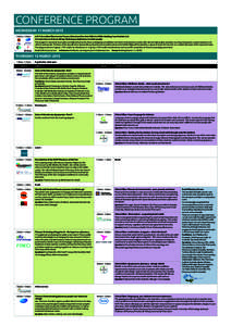 CONFERENCE PROGRAM WEDNESDAY 11 MARCH[removed]00am - 5.00pm AACP Accredited Pharmacists’ Forum: Clinical and Practical Skills for MMRs: Building Your Portfolio (15) Art and science of deprescribing: Reducing polypharmac