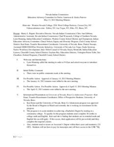 Native American tribes in California / Nevada System of Higher Education / Paiute / Washoe County School District / University of Nevada /  Reno / Washoe people / Paiute people / Yerington Paiute Tribe of the Yerington Colony and Campbell Ranch / Stewart Indian School / Nevada / Western United States / Great Basin tribes