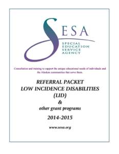 Education / Pervasive developmental disorders / Individualized Education Program / Autism / Special education / Sesa / Developmental disability / Health / Disability / Medicine