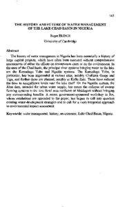 Chad Basin / Geography of Algeria / Geography of Chad / Sub-Saharan Africa / Environmental impact assessment / Irrigation / Lake Chad / Hadejia-Nguru wetlands / Challawa Gorge Dam / Africa / Yobe State / Central Africa