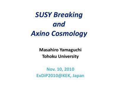 Axion in SUSY  and  Axino/Saxion Cosmology