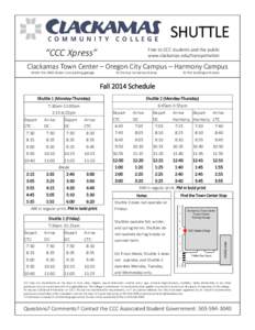 Microsoft PowerPoint - Proposed Shuttle Schedule Flyer v2.pptx