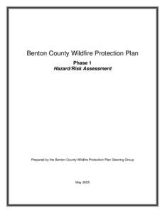 Benton County Wildfire Protection Plan