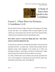 Microsoft Word - 1 Corinthians_Lesson 02.doc