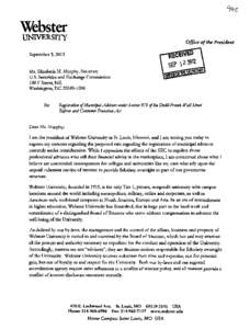 North Central Association of Colleges and Schools / Association of Governing Boards of Universities and Colleges / Dodd–Frank Wall Street Reform and Consumer Protection Act / Trustee / Nonprofit organization / Fiduciary / Webster University / Law / Equity / Legal professions