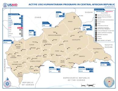 [removed]Active USG Humanitarian Programs in the Central African Republic