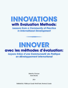 Science / Methodology / Canada World Youth / Impact evaluation / Canadian Centre for International Studies and Cooperation / Evaluation / Evaluation methods / Impact assessment