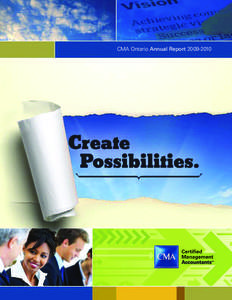 CMA Ontario Annual Report[removed]  02 | CMA Ontario Annual Report[removed] Table of Contents