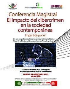 Conferencia Magistral. El impacto del ciber crimen en la sociedadfinal