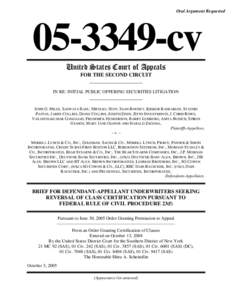 Oral Argument Requested[removed]cv United States Court of Appeals FOR THE SECOND CIRCUIT ____________________